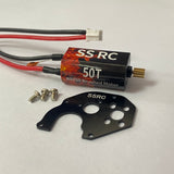SSRC-990-A BRUSHED MOTOR 50T MOTOR WITH METAL MOUNT FOR 24TH SCALE KRAWLERS
