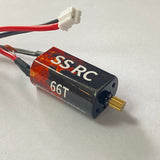 SSRC-990 Brushed Motor 66T  Motor with metal mount  FOR 24TH SCALE KRAWLERS