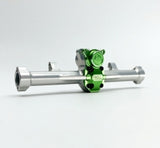 Treal Aluminum 7075 Front / Rear Axles Diff Housing for Axial SCX24 B-17 Betty Limited 1/24 4WD-RTR Green
