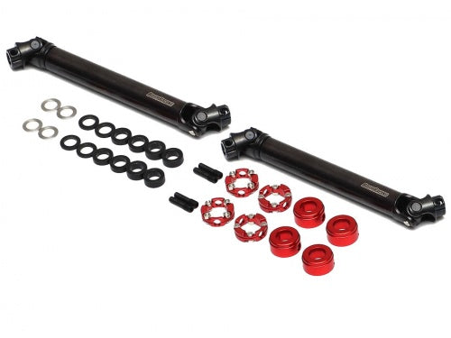 BRBD955003-AXI  Boom Racing BADASS™ HD Steel Center Drive Shaft Set for Axial SCX10 II RTR / SCX10 / Wraith / Wraith 1.9 / SMT10 Front & Rear (2) [Recon G6 Certified] for Axial Wraith 1.9